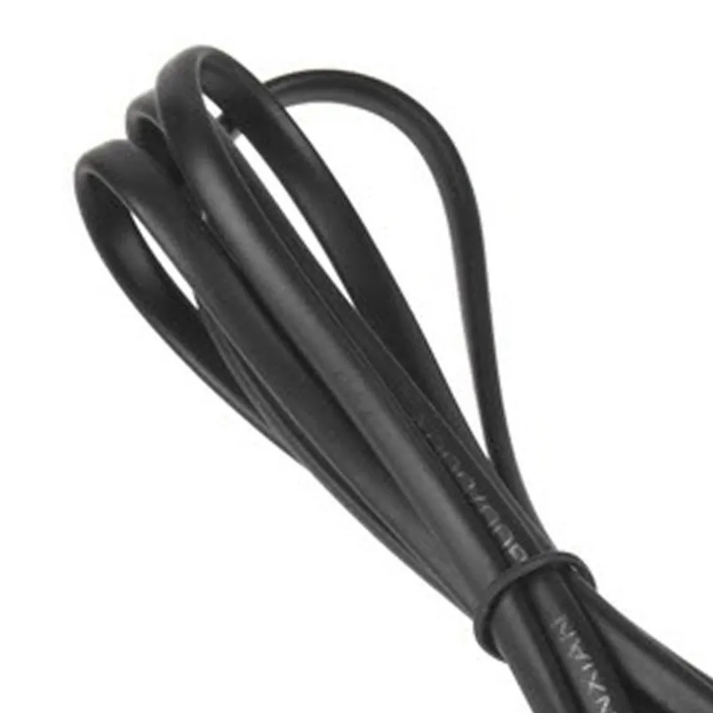 1 шт. Универсальный 1,5 м ЕС 2-зубец ноутбук адаптер Шнур питания Кабель 2 Pin Высокая производительность кабель питания для ноутбука черный