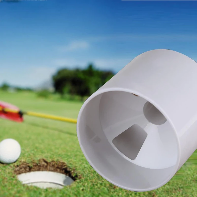 2,7 см Диафрагма на открытом воздухе Обучающие приспособления для игры в гольф флагшток Отверстие чашки учебные пособия для гольфа три