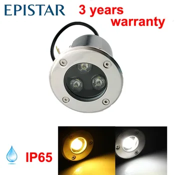 

220v 110v 3W Led Recessed Underground Light for Outdoor Led Deck Lamp Built Stairway Light IP65 Stainless Steel Free Shipping