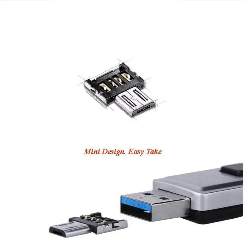 Micro USB к USB адаптер для Xiaomi многофункциональный конвертер Мини Micro USB OTG адаптер разъем планшета кабель флэш-диск