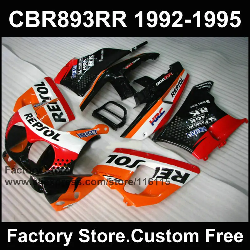 Комплект обтекателей для мотоцикла HONDA CBR900RR 1992 1993 1994 CBR 893RR 92 93 95 1995 Классический