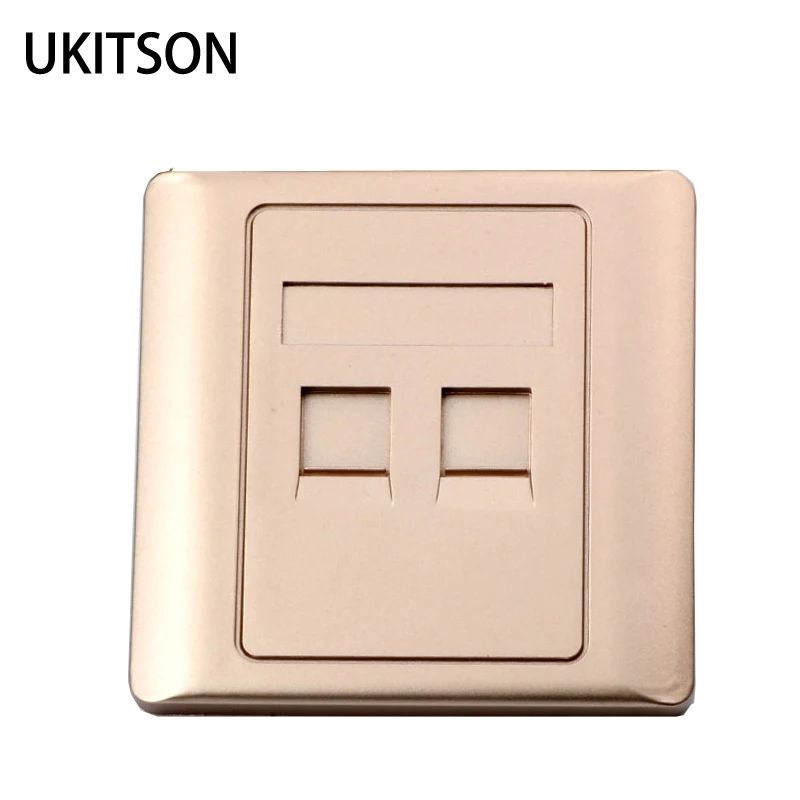 Golden Color 2 Ports Wall panel pic 1