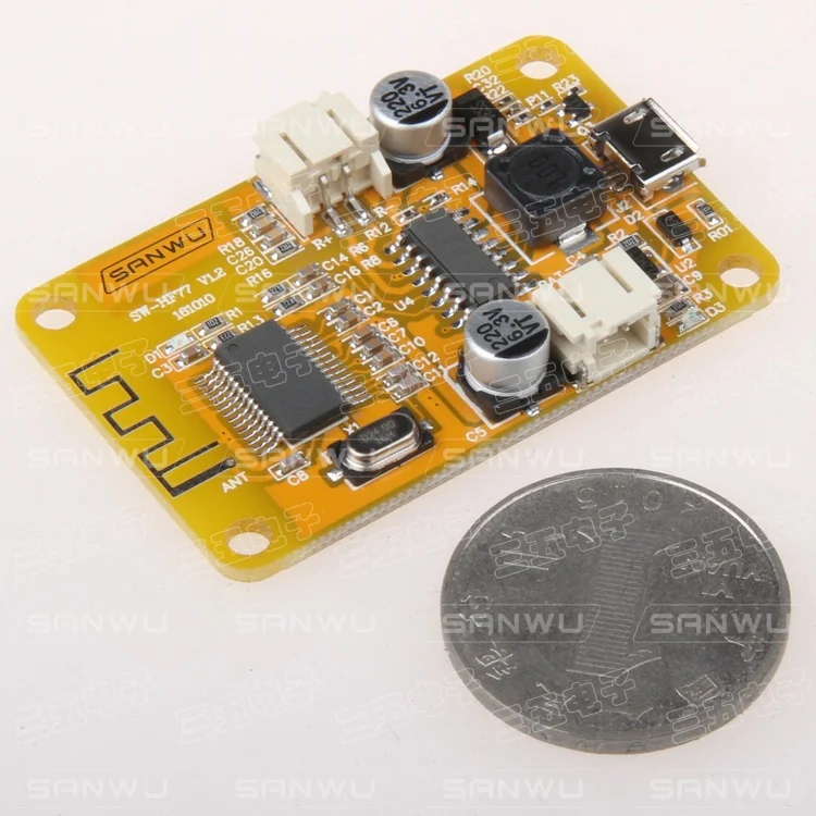 USB powered 6W Mono Bluetooth digital amplifier board ...