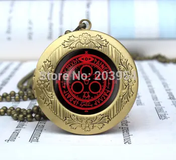 

Movie 12pcs/lot Silent Hill Halo of the Sun vintage pendant locket 78cm necklace xmas Gift steampunk vintage chain holder womens