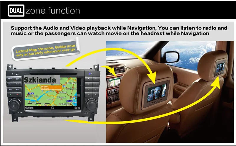 Discount 2 DinAndroid 8.0 Car DVD Player for Mercedes-Benz W203 2004-2007 c200 C230 C240 C320 C350 CLK 2005 GPS Navigation Radio WiFi 4G 8