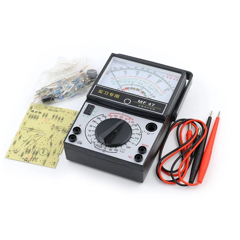 MF47 мультиметр набор указателей мультиметр запчасти и электронная практика DIY Kit