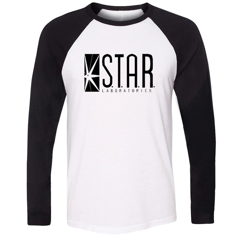 

STAR Laboratories The Flash TV Series S.T.A.R. Labs Design T Shirt Men Cosplay Family Graphic Tee Shirts Boy Patchwork Tops