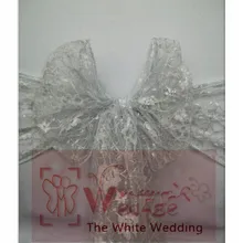 100 шт. кружева стул пояса для свадеб стул лук/Размер "* 108"/Замороженные festa