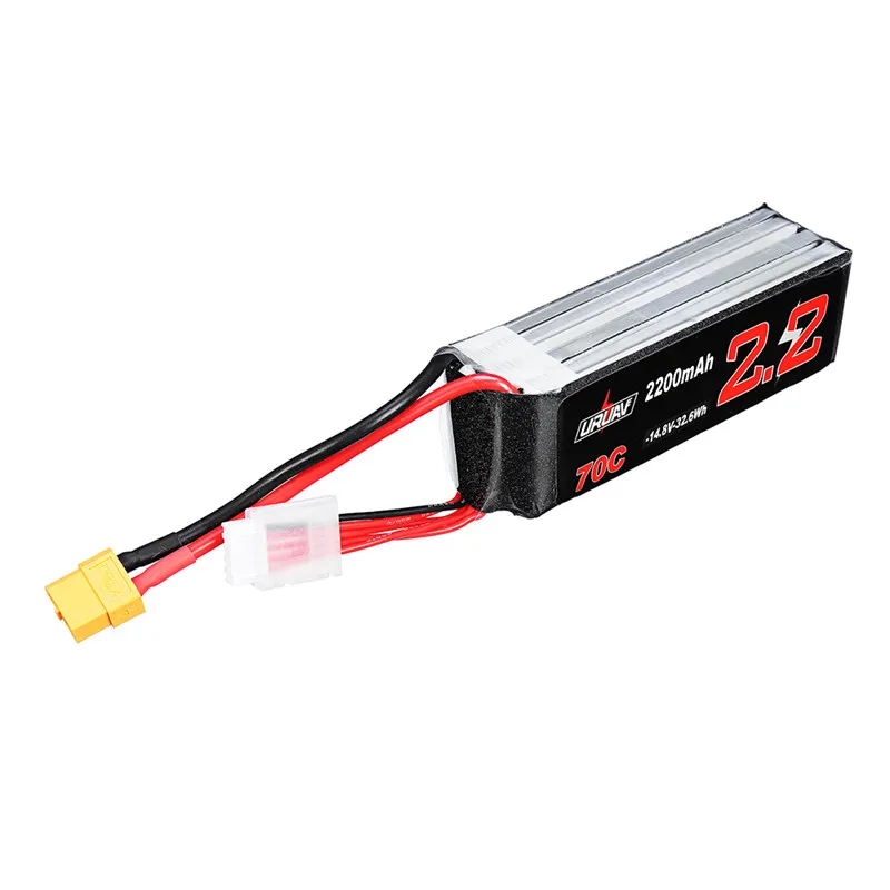 Запуav 14 8 V 2200mAh 70C 4S Lipo батарея XT60 разъем для самолета Fury Wing Feilun FT011 Мультикоптер RC