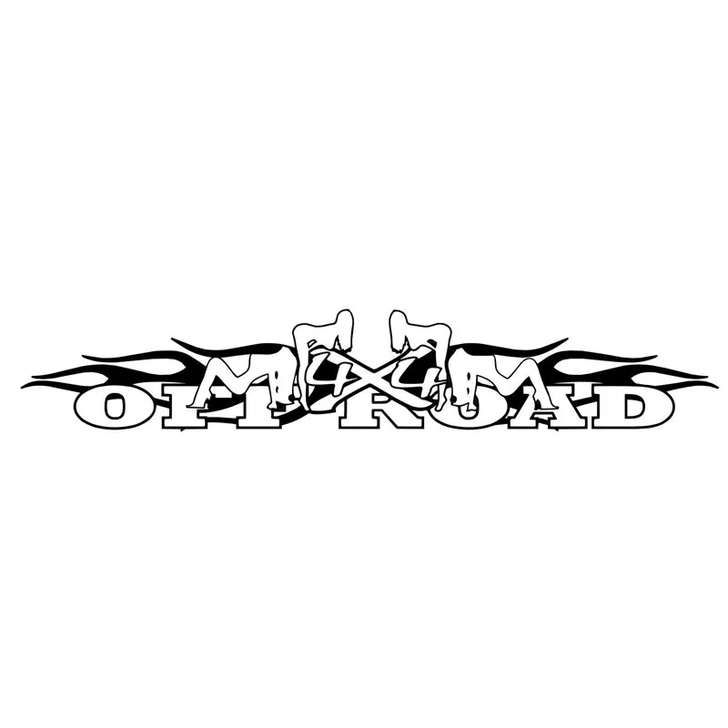 

20cm*3.5cm 4x4 OFF ROAD NUDE STRIPE WINDSHIELD Car Sticker Vinyl Decal S6-3564