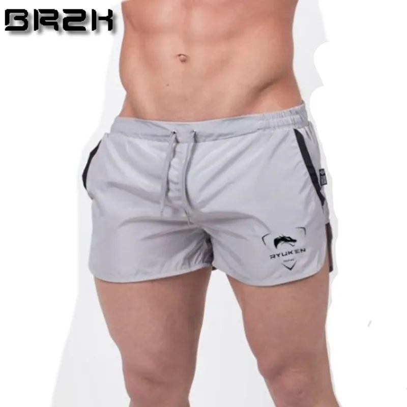 Модные повседневные мужские короткие штаны компрессионная одежда под базовый слой брюки Новые