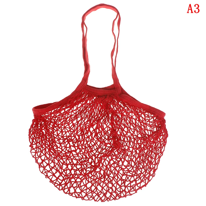 

1PCS Reusable Fruit Storage Handbag Large Cotton Totes Shipping Bag foldable Mesh Net String Shopping Bag