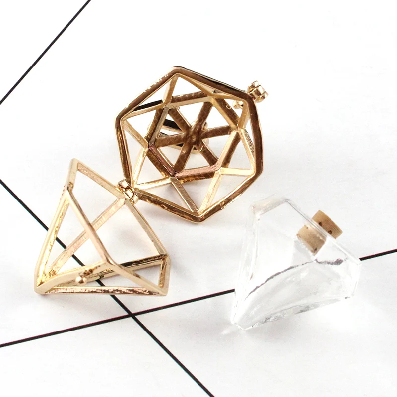 2 шт. медальон в форме сердца с наполняемым стеклом|diamond locket|fillable pendantsglass lockets |