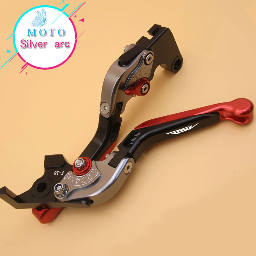 Moto pieghevoli allungabili CNC moto frizione regolabile freno leve para RSV Mille/RRSV1000 2004 2005 2006 2007 2008
