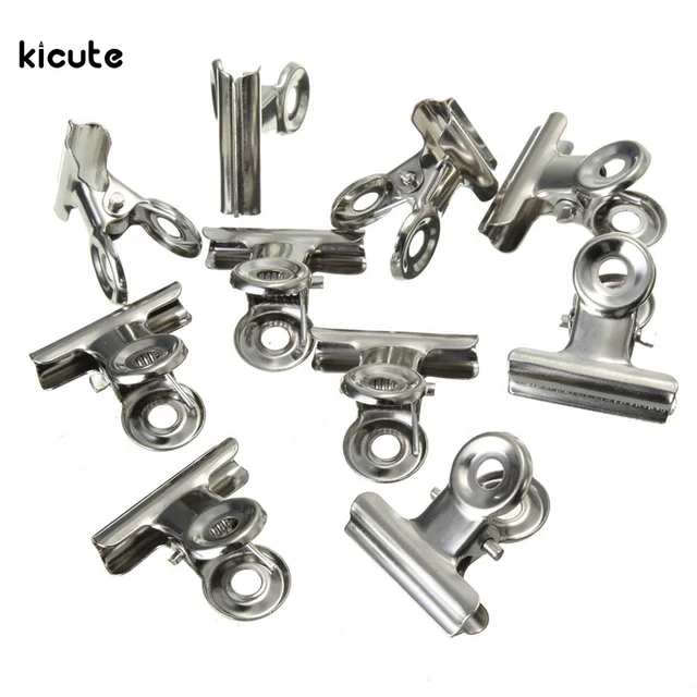 Buy 10pcs/set Mini Bulldog Clips Letter Clips