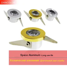 6 шт. 1 Вт 3 Вт Светодиодный точечный светильник мини светодиодный потолочный светильник Точечный светильник AC110V 220V 50/60Hz шкаф лампа, лампа счетчик витрина деко IL