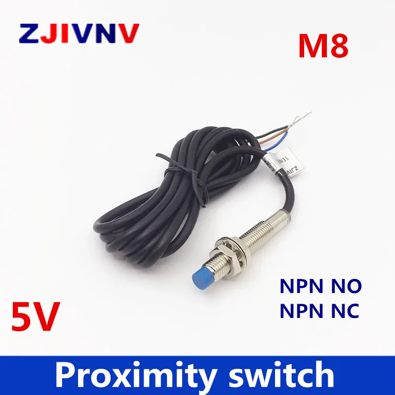 2 pcs/lot 5v proximity switch metal proximity sensor working voltage 5v