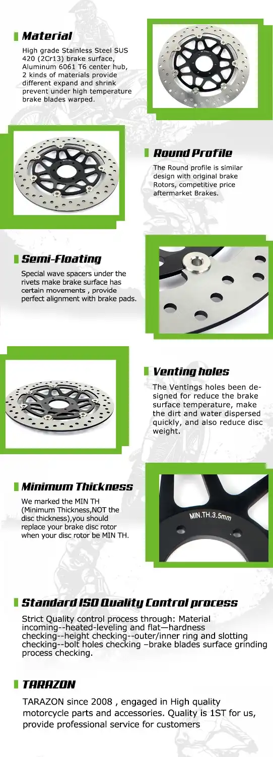 Motorcycle Brake Disc Minimum Thickness Chart