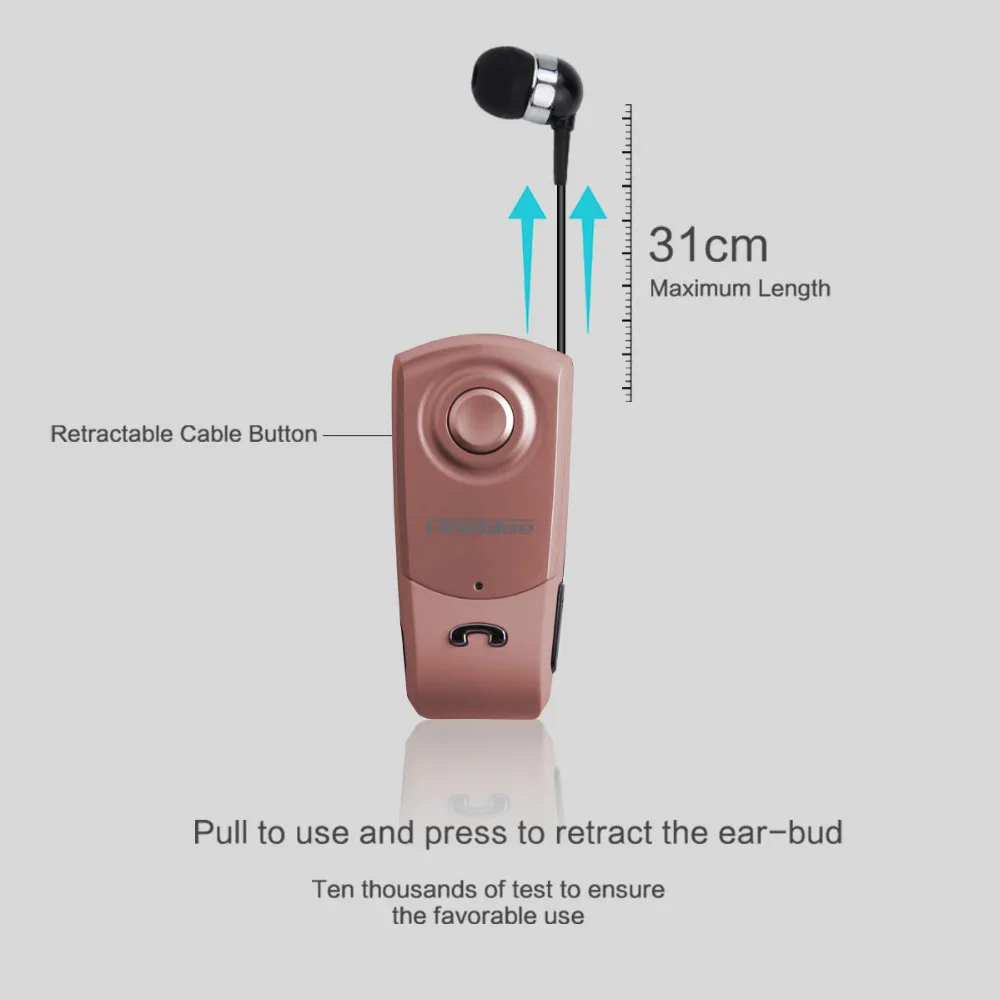 FineBlue F960 беспроводной драйвер Bluetooth V4.0 наушники с вибрацией напоминают об