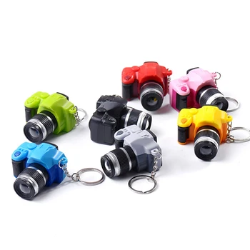

Cute Luminous Toys LED Luminous Audio Glowing Pendant Keychain Plastic Toy Camera for Car Key Decor Dropshipping