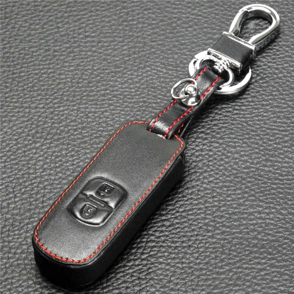 Jingyuqin 2/3BTN натуральная кожа ключа автомобиля чехол для защиты для Mazda 2 3 5 6 CX-3 CX-4 CX-5 CX-7 CX-9 Atenza Axela MX5 Fob чехол Комплект