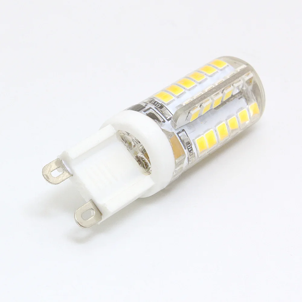 1pcs Silicone Ampoule G9 LED Corn Bulb AC 220V Spotlight lamp 48 64 104 152leds Replace 20W 30W 40W 50W Halogen light Lamparas