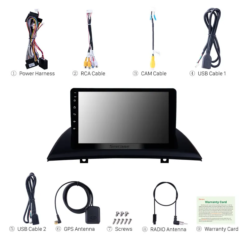 Seicane 9 inch Android 8.1 Car GPS Head Unit Player For 2004-2007-2012 BMW X3 E83 2.0i 2.5i 2.5si 3