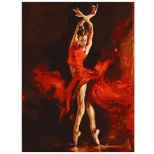 Unframed цифровая краска собственного приготовления по номеру Комплект масляной краски ing холст стены искусства