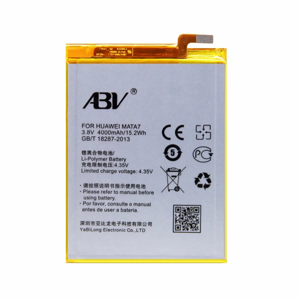 

Original ABV HB417094EBC Replacement Battery For Huawei Mate7 MT7-TL10 Mate 7 MT7- CL00 battery mate 7