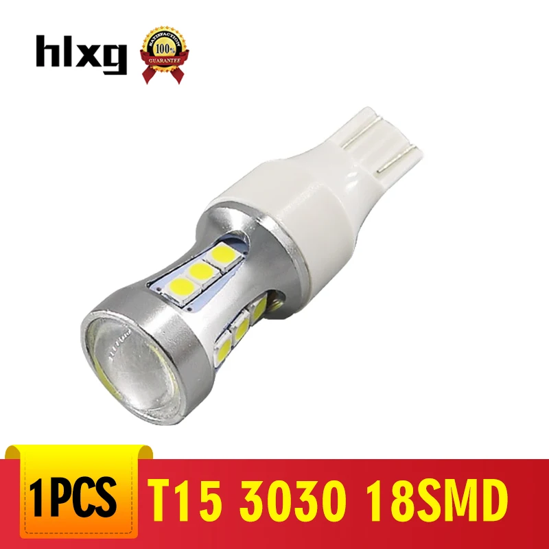 Hlxg 1 шт. W16W T15 3030 18SMD резервного света 921 912 светодиодный лампы DC12V автомобиля резерв