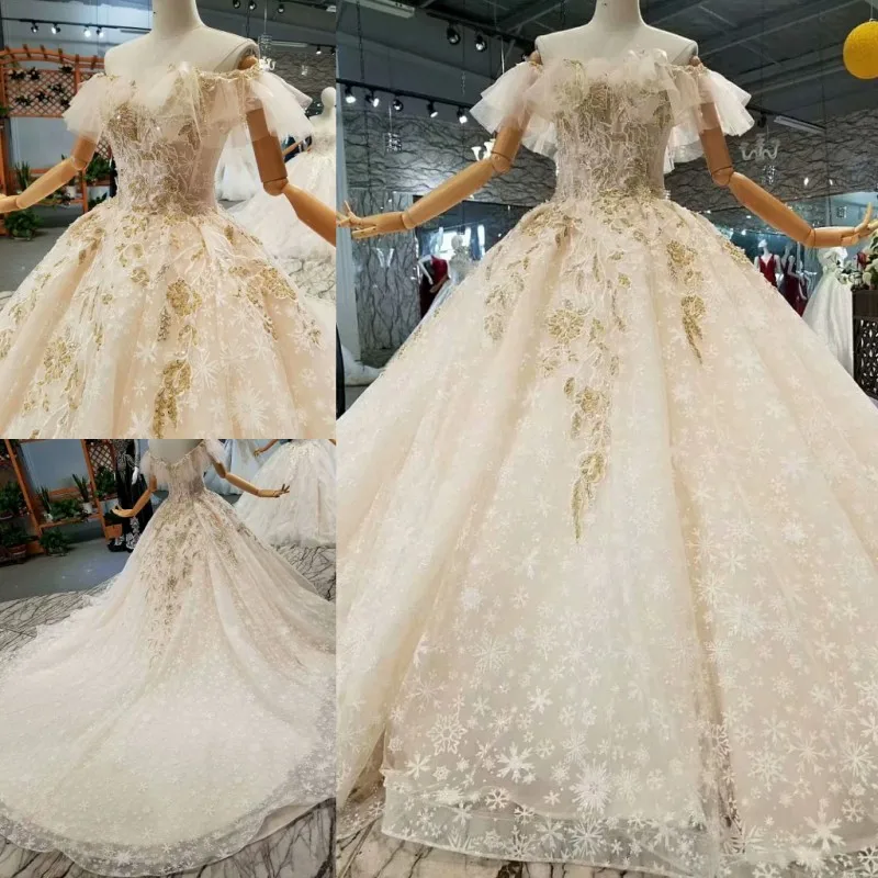 Новое поступление 2019 Vestido De Casamento QUEEN Свадебные трапециевидной формы элегантные свадебные платья кружево до длинное свадебное платье WD220