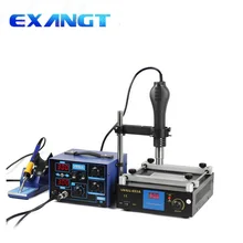 YIHUA 853A цифровой дисплей Подогрев станция+ 862D цифровой контроль температуры 2 в 1 припой стационарный паяльник