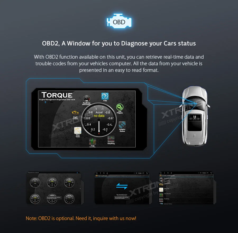Excellent XTRONS 2 Din Universal 10.1" Android 8.1 Radio Rotatable Face Panel 2.5D Curved Screen Car Stereo DVD Player GPS OBD WiFi FM DAB 17 Excellent XTRONS 2 Din Universal 10.1" Android 8.1 Radio Rotatable Face Panel 2.5D Curved Screen Car Stereo DVD Player GPS OBD WiFi FM DAB 17