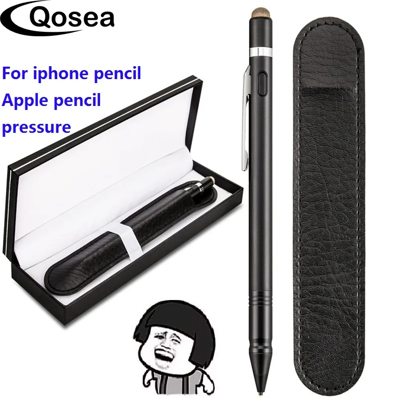 

Qosea Universal Stylus Pen Pressure Sensitive Stylus Pen Capacitive Touch Screen For Apple Pencil iPad 12.9 9.7 or All Tablet PC