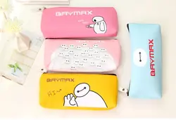 Kawaii baymax PU пенал сумка для хранения Организатор сумка для подарок для ребенка поставка школы Эсколар Papelaria