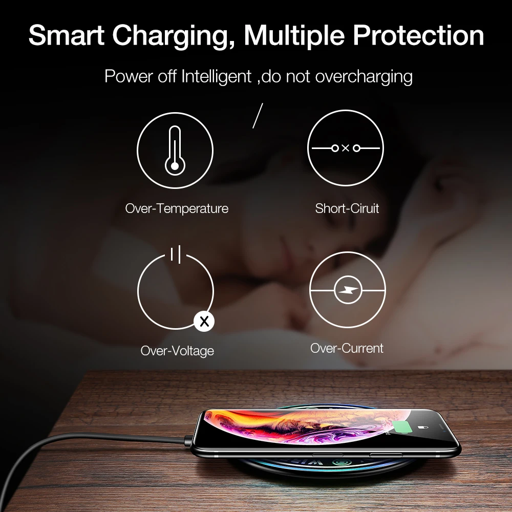 CASEIER настольное Беспроводное зарядное устройство для Samsung Galaxy S10 Plus S10E Быстрое