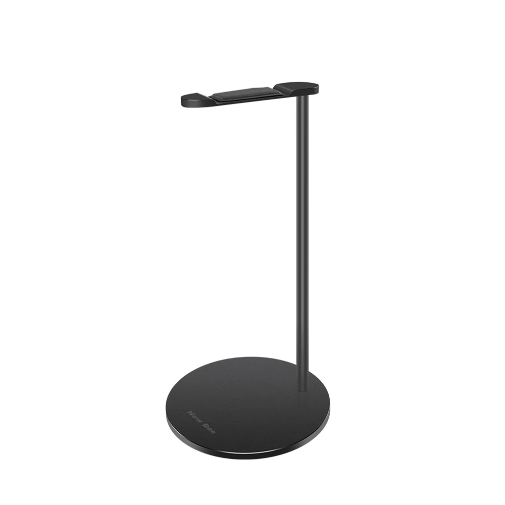 Universal Aluminum Alloy Headphone Acrylic Headset Earphone Stand Holder Display for Headphones Bracket Black for iPad Holder