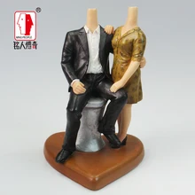 Wedding Cake Topper wedding gift custom avatar personality custom real doll custom clay dolls fixed resin body SR033