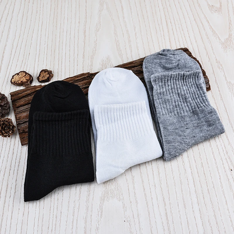 

5 pairs/Lot Spring Summer Autumn Winter High Quality Breathable Casual Cotton Men Socks 3 Colors Free Shipping