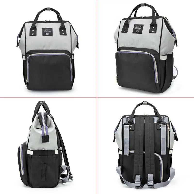 Водонепроницаемый сумка для молодых мам сумка для подгузников большой Ёмкость USB Порты и разъёмы для кормления Коляски Baby Care рюкзак для