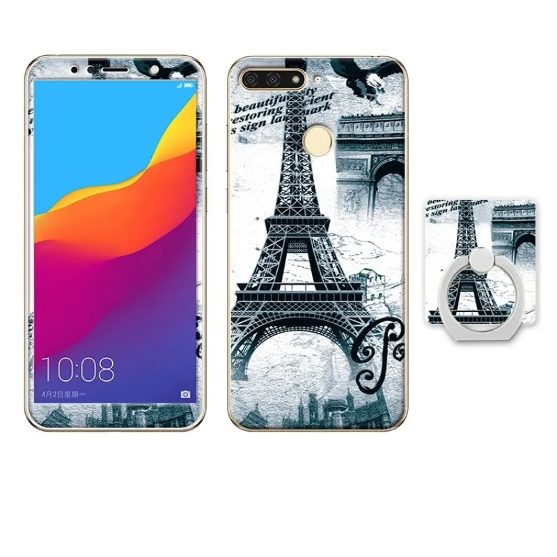 Huawei Y6 2018 honor 7A pro enjoy 8e case cover glass screen protector (25)