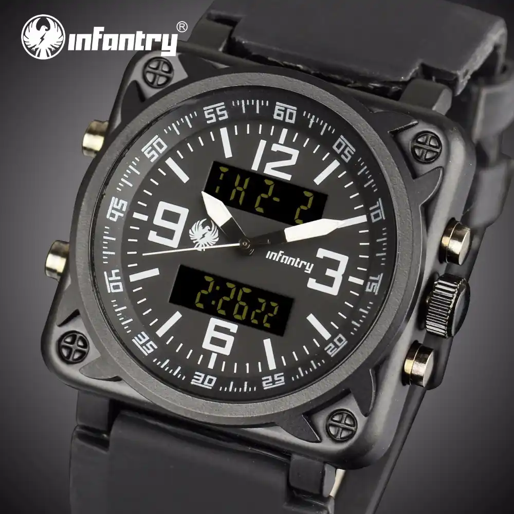 square aviator watch