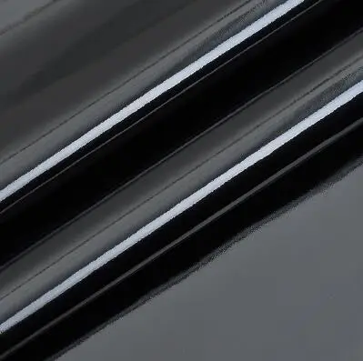 Искусственная блестки ПВХ зеркальные кожаные ткани синтетическая кожа для мешок декоративный искусственная кожа для шитья Материал 100 см* 140 см - Цвет: Black