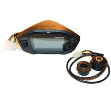 Motorcycle Adjustable Tachometer Speedometer LCD Digital Odometer With Sensor Universal For All Motorcycle TYB011