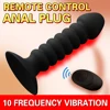 Remote Control Male Prostate Massager Anal Vibrator Silicone 10 Speeds Butt Plug Sex Toys for Men Anal Male Masturbator Anal Toy 1