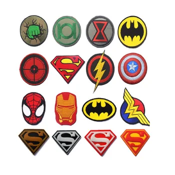 

Embroidery Armband Super Hero Collection Patches For Boy Girl Clothing Boy Backpacks