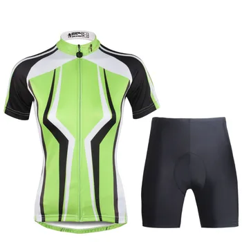 

ILPALADINO Cycling Jerseys 2018Cycling Women Summer Clothing Green Breathable Comfortable Sweatshirt MTB Mountain Bike Bicycle
