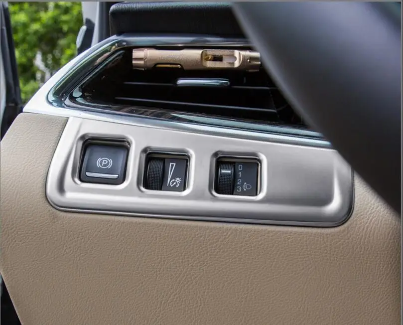 Para Cadillac XT5 ABS Freno A Mano e Del Faro Del Tasto del Pannello di Copertura Del ajuste 2016 2017 2018