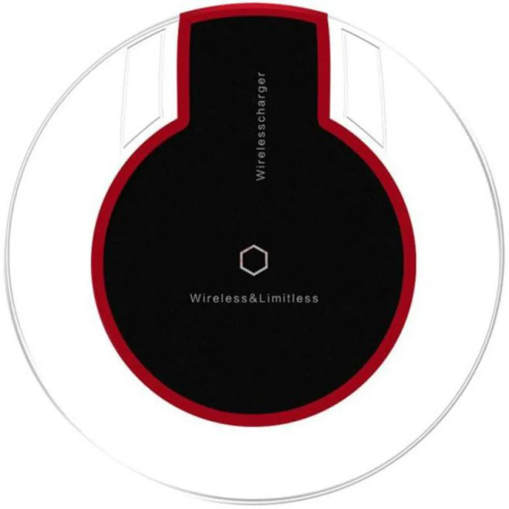 New Style Clear Qi Wireless Charger Charging Pad for IPhone 8/iPhone 8 Plus Battery Universal Phone Charger