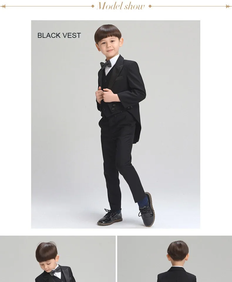 2016 Big Boys Clothing Set Black Tailcoat  (5)
